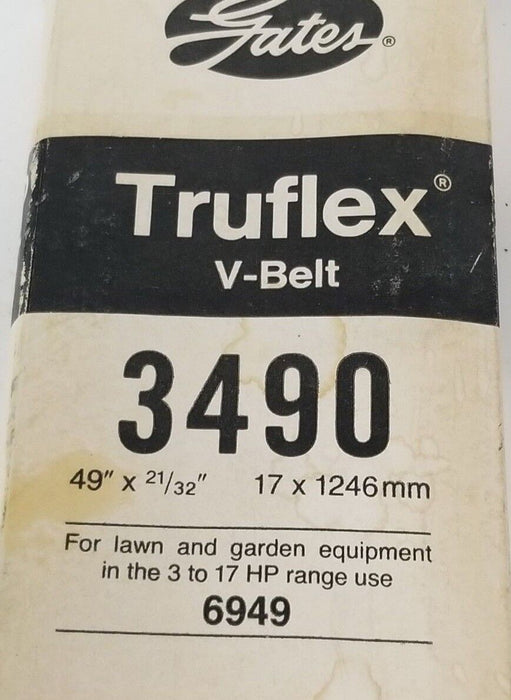 NEW GATES 3490 TRUFLEX V-BELT 49'' X 21/32''