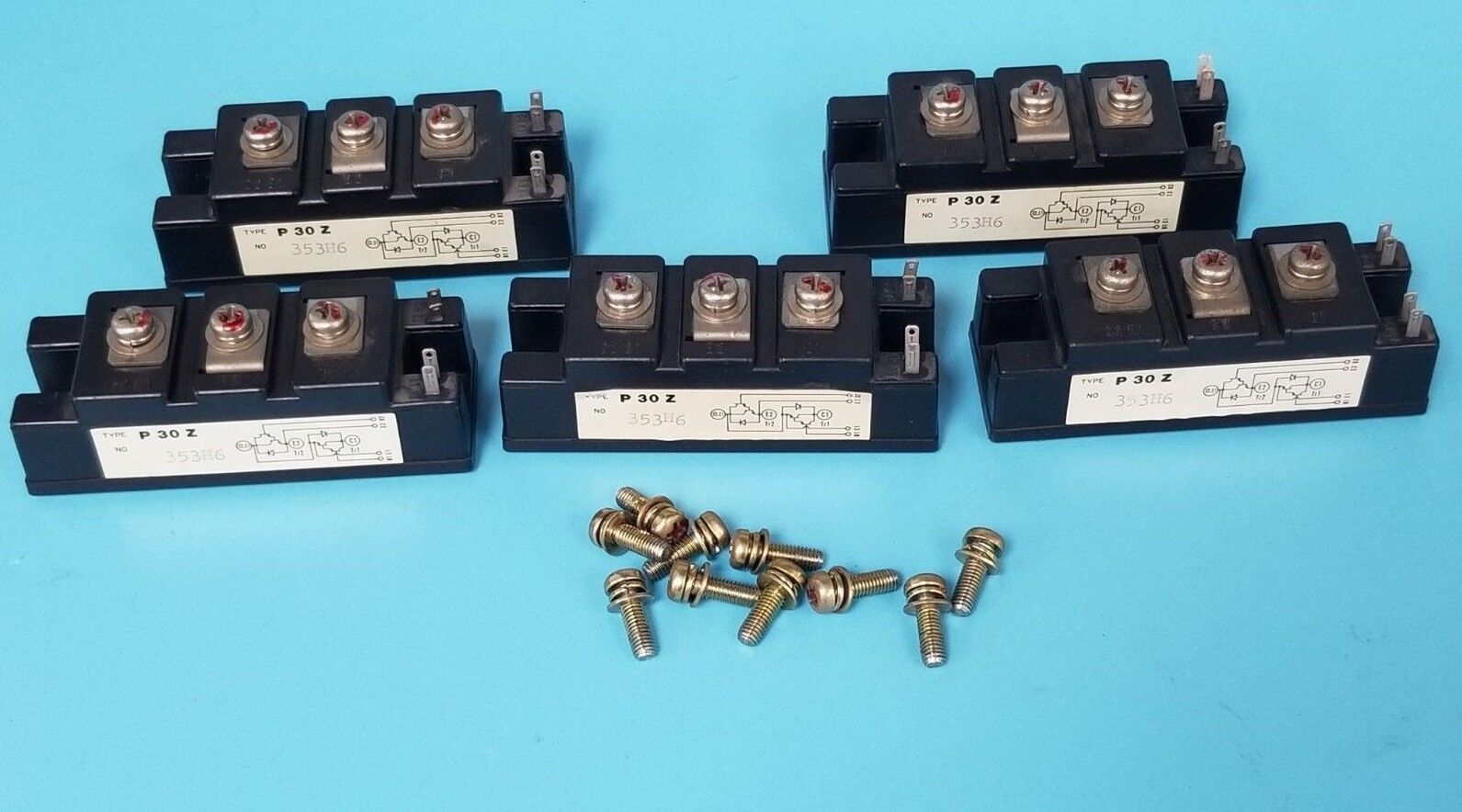 LOT OF 5 TOSHIBA P 30 Z 353H6 POWER MODULES P30Z-353H6 , P30Z