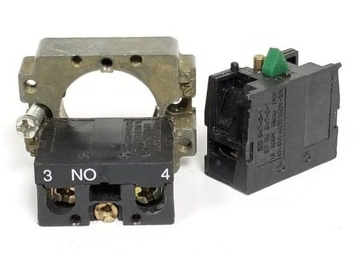 LOT OF 2 TELEMECANIQUE ZB2-BE101 CONTACT BLOCKS ZB2BE101, 10 AMPS