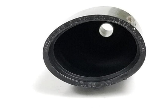 LOT OF 25 NEW MUELLER ELECTRIC CX-#26 BLACK ALLIGATOR CLIP INSULATORS