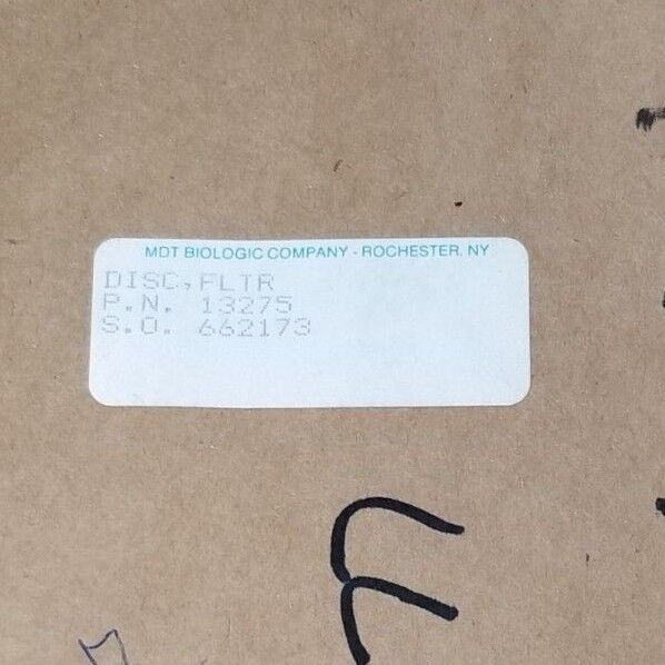 NEW MDT BIOLOGIC COMPANY 13275 FILTER