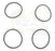 LOT OF 4 NEW SCOTT INDUSTRIAL SYSTEMS SKC-11-VN O-RINGS 319084-229, SKC11VN
