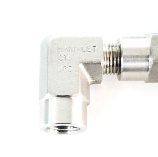 LOT OF 2 HAM-LET STEEL VALVE ASSEMBLIES 316-SL4, 316-SP5, 316-BT2 & (2) 316-SR3