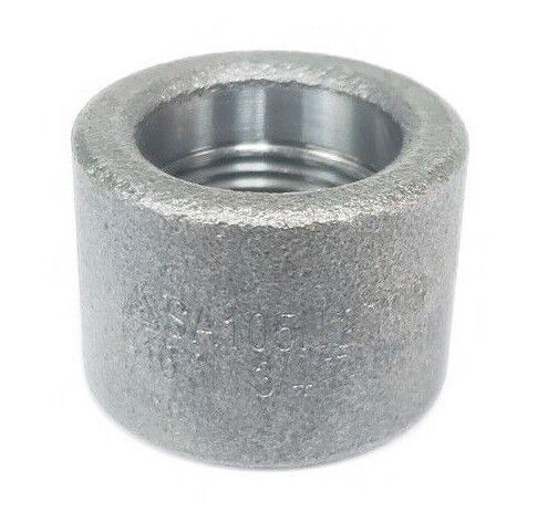 LOT OF 3 NEW GRAINGER 1MNB7 HALF COUPLINGS FNPT, 3/4'' PIPE SIZE