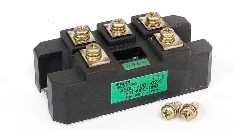 FANUC / FUJI ELECTRIC A50L-2001-0232 POWER TRANSISTOR 6RI30FE-080 30A 800V