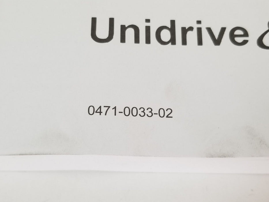 NEW CONTROL TECHNIQUES 0471-0001-10 DOCUMENTATION 0471-0033-02, 0117-0000