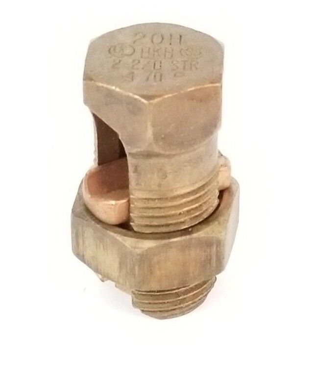 NEW BLACKBURN 20H BKB 2-2/0 STR 4 70 COPPER SPLIT BOLT
