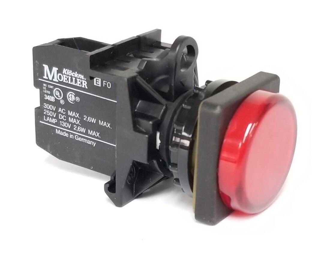 NEW MOELLER MLF-RT-EF-H7 BULB SOCKET W/ EF0 LAMP SOCKET ELEMENT 24V