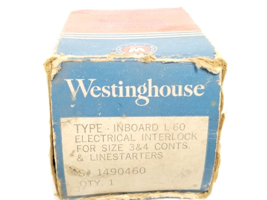 NIB WESTINGHOUSE 1490460 ELECTRICAL INTERLOCK L-60