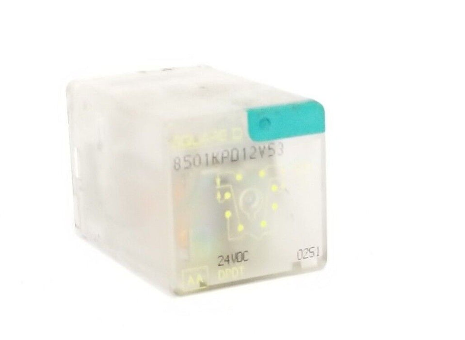 SQUARE D 8501KP012V53 RELAY SER. E 24VDC DPDT, 8501-KP012V53