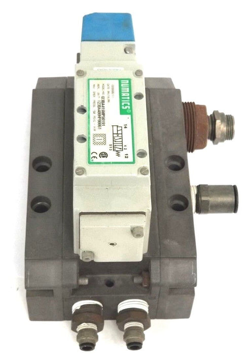 NUMATICS I23BA415MP56Y61 SOLENOID METRIC VALVE W/ BASE MANIFOLD I23BA400MP00061