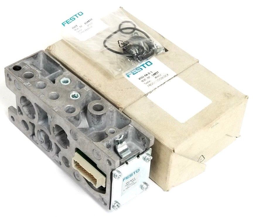 NIB FESTO VIGI-04-D-1 VALVE MANIFOLD 18837 SER. W402 VIGI04D1