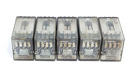 LOT OF 5 OMRON G2A-432A-DC24 RELAYS G2A-432A, 24VDC