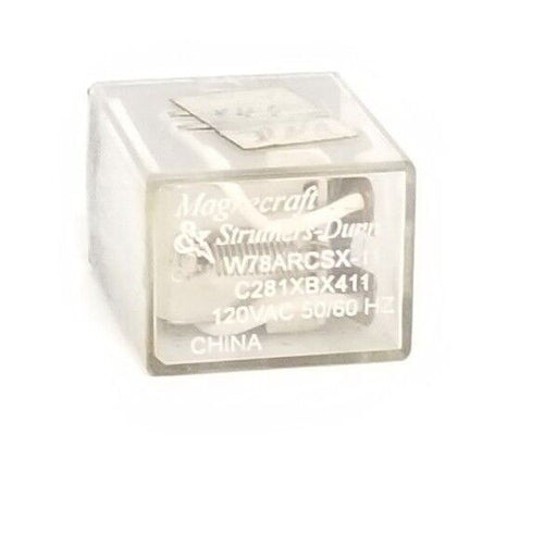 MAGNECRAFT STRUTHERS-DUNN W78ARCSX-11 RELAY G281XBX411, 120V, 50/60HZ