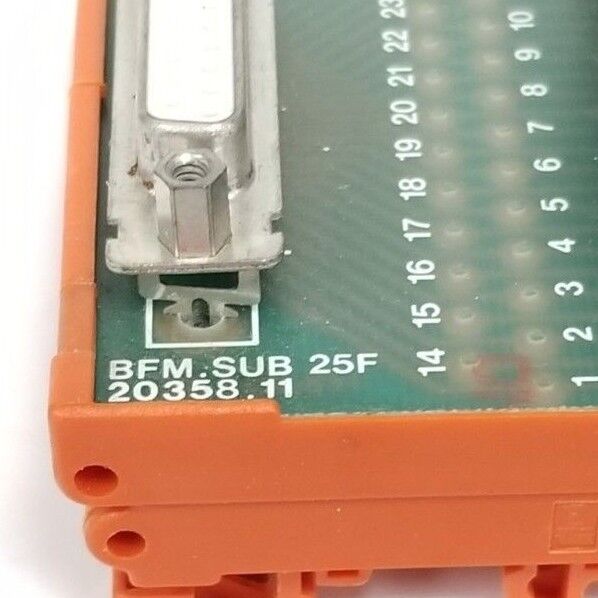 ENTRELEC BFM.SUB 25F CONNECTOR INTERFACE MODULE 20358.11