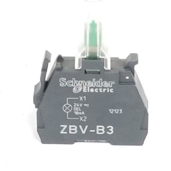 NEW SCHNEIDER ELECTRIC ZBV-B3 PUSHBUTTON LIGHT MODULE ZBVB3