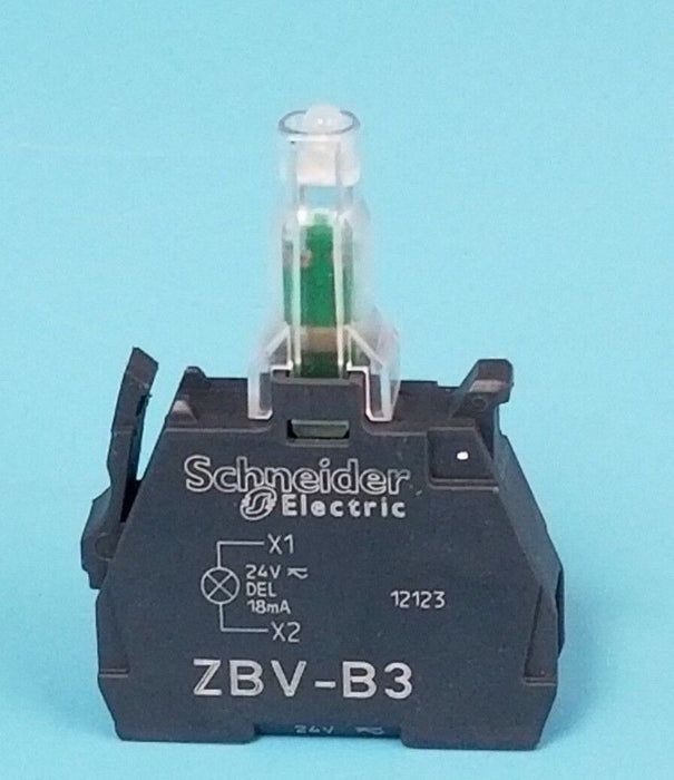 NEW SCHNEIDER ELECTRIC ZBV-B3 PUSHBUTTON LIGHT MODULE ZBVB3