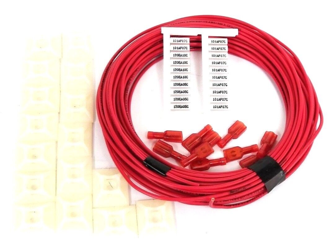 NEW VIAKON THW-LS/THHW-LS RAD CABLE 18AWG 600V W/ 16 ADHESIVE BASES 10 TERMINALS