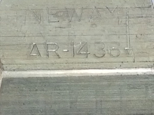 NEWAY AR-1436 PRESSURE VALVE AR1436 (DAMAGED)