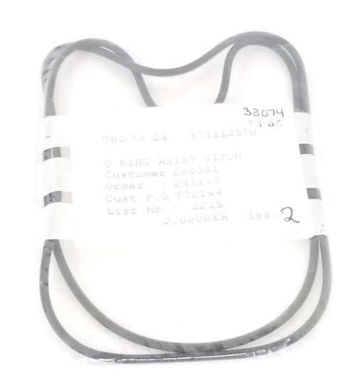 LOT OF 2 NEW WATERS 5711125TU O-RING AS157 VITON TU1/79 24