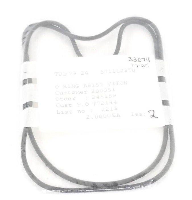 LOT OF 2 NEW WATERS 5711125TU O-RING AS157 VITON TU1/79 24