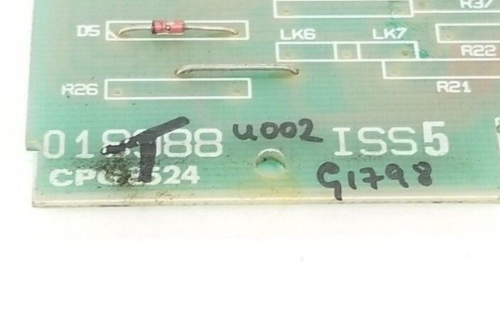 EUROTHERM CONTROLS 018988 OPTION CONTROL BOARD 805 CPG8524 ISS. 5
