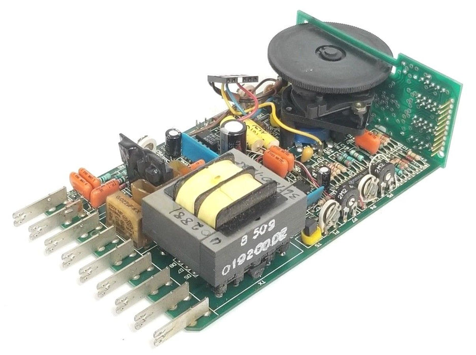 EUROTHERM CONTROLS 018987 CONTROL BOARD ISS. 6 W/ 018986 ISS. 4 BOARD