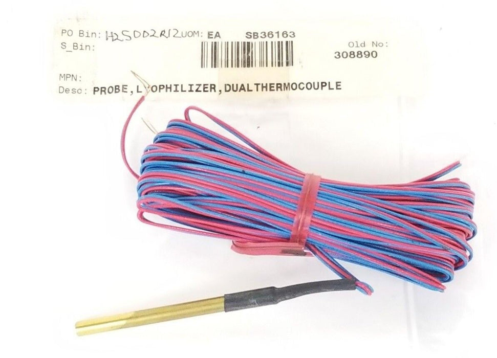 NEW OMEGA PROBE LYOPHILIZER DUAL THERMOCOUPLE