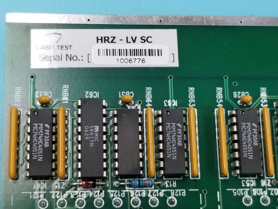 LOT OF 2 CABLETEST HR-LV SC REV. 3 BOARDS P/N: 20-26020, HRZ-LV-SSM *FOR PARTS*