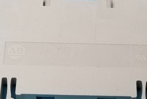 LOT OF 14 NEW ALLEN BRADLEY 1492-J20 FEED THROUGH SCREW TERMINALS GRAY