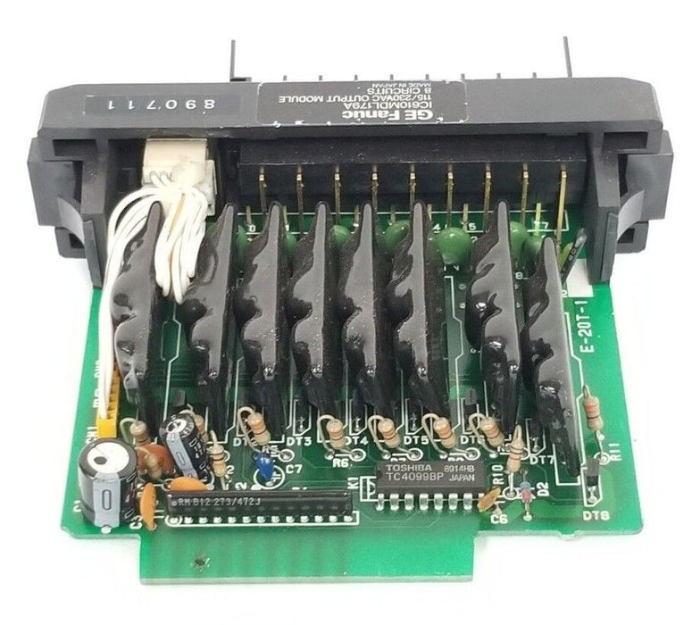 GE FANUC IC610MDL179A OUPUT MODULE 115/230VAC OUTPUT MODULE, MISSING DOOR