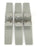 LOT OF 3 UNISIAT TOP D1873-K750 TABLE TOP LINKS GRAY