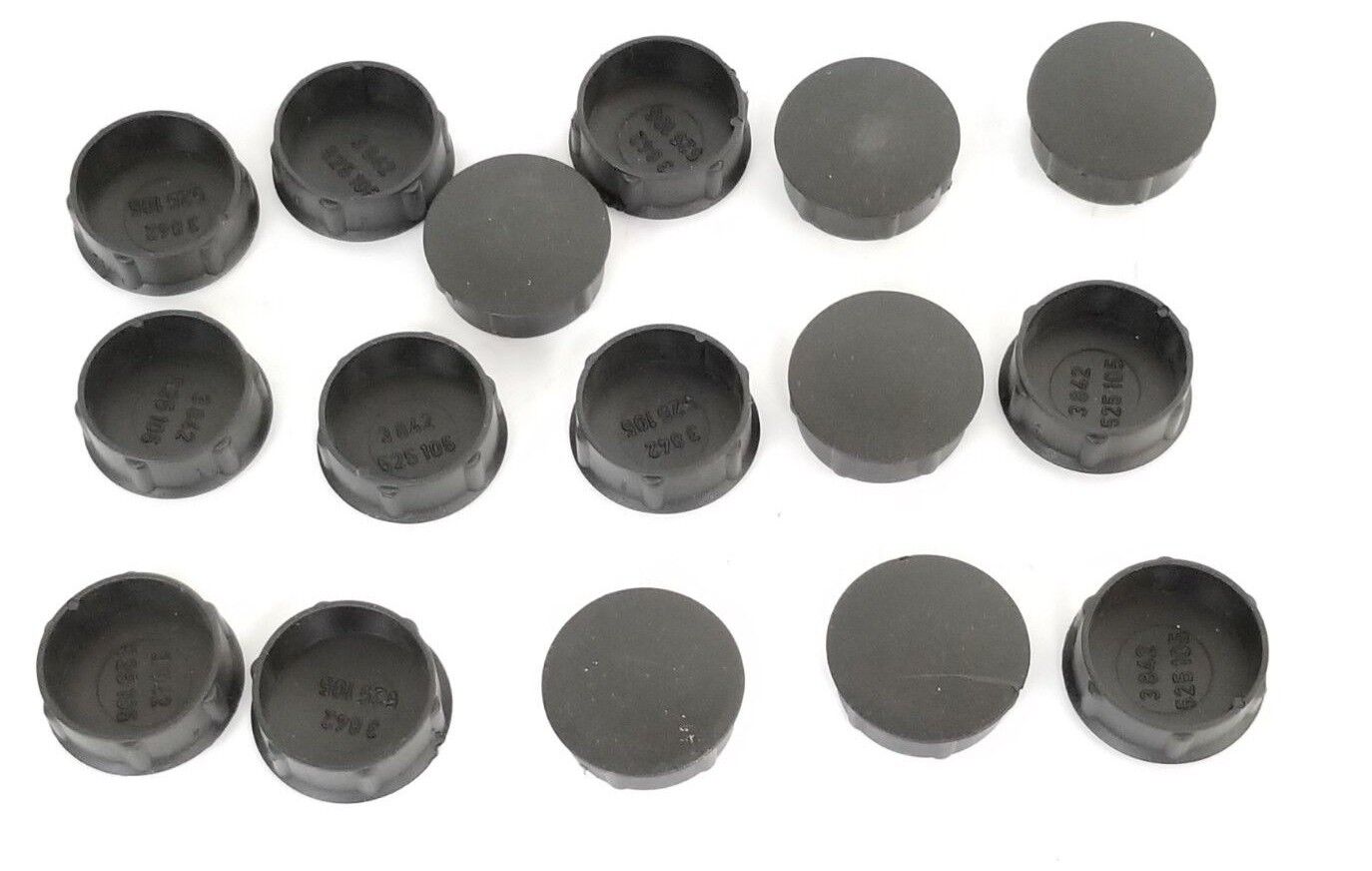 LOT OF 16 NEW BOSCH 3-842-525-105 ROUND BLACK CAPS 3842525105