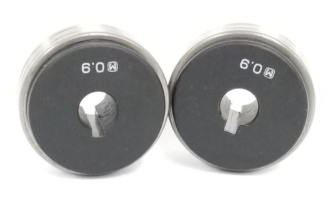 LOT OF 2 NEW GENERIC M 0.9 BEARINGS W/ 1/4" KEYWAYS