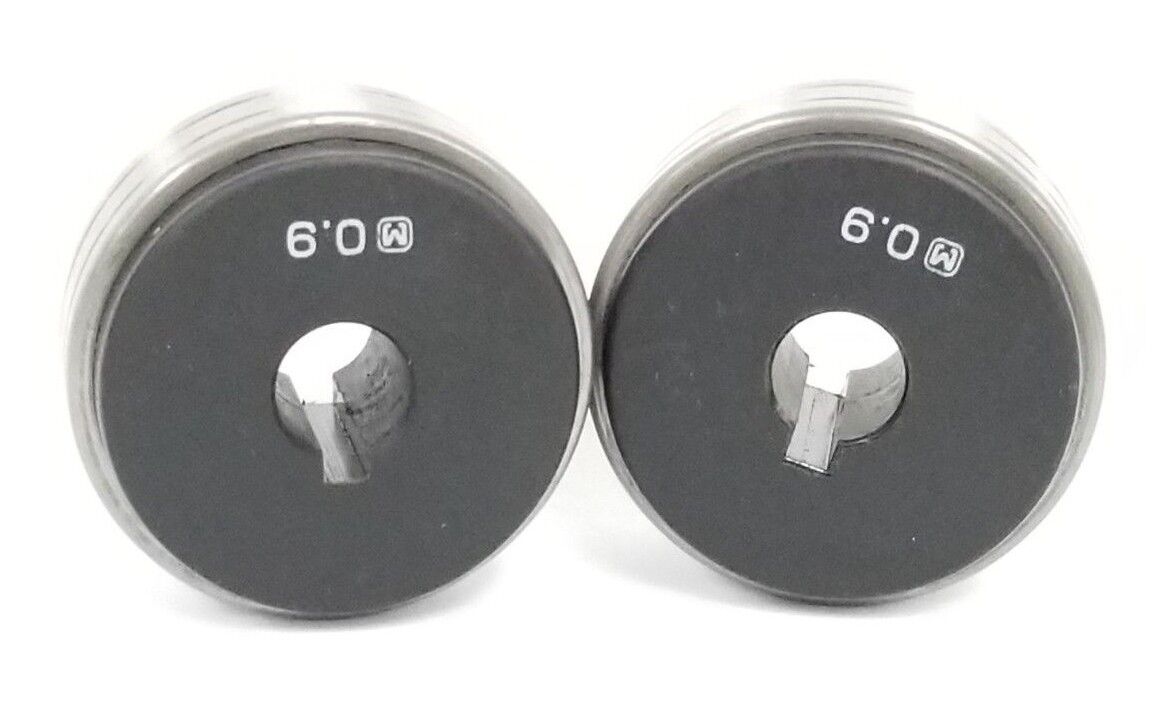 LOT OF 2 NEW GENERIC M 0.9 BEARINGS W/ 1/4" KEYWAYS