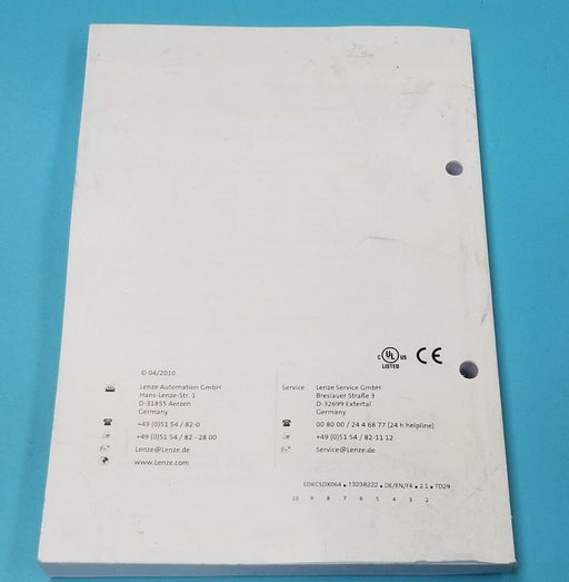 LENZ ECS MOUNTING INSTRUCTION MANUAL EDKCSDX064, 13238222