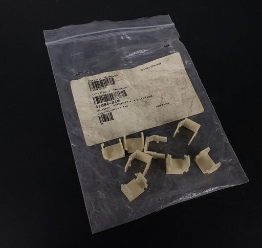 LOT OF 8 NEW LEVITON 41084-BIB BLANK QUICKPORT INSERTS 4084BIB