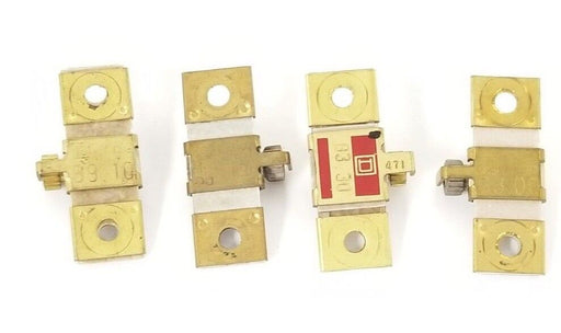 LOT OF 4 SQUARE D HEATER ELEMENTS B9.10, B15.5, B3.00, B3.30