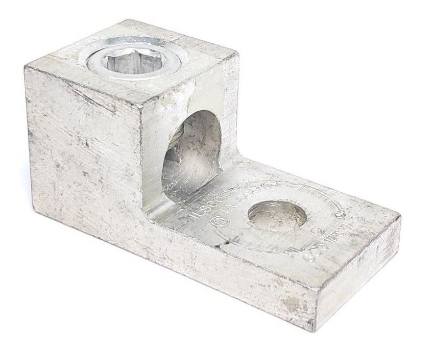 ILSCO D-1027 MECHANICAL LUG TA-600 AL9CU 600 MCM-2 D1027