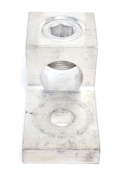 ILSCO D-1027 MECHANICAL LUG TA-600 AL9CU 600 MCM-2 D1027