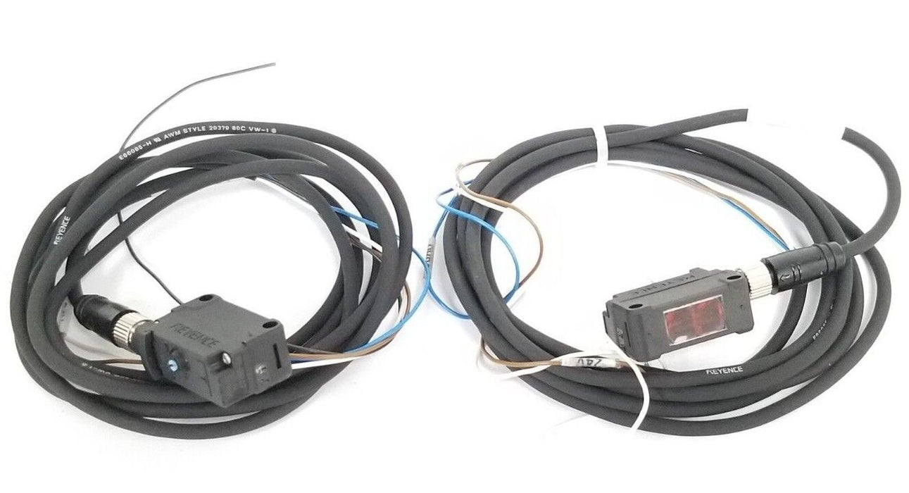LOT OF 2 KEYENCE PZ-G51CT PHOTOELECTRIC TRANSMITTERS 10-30VDC