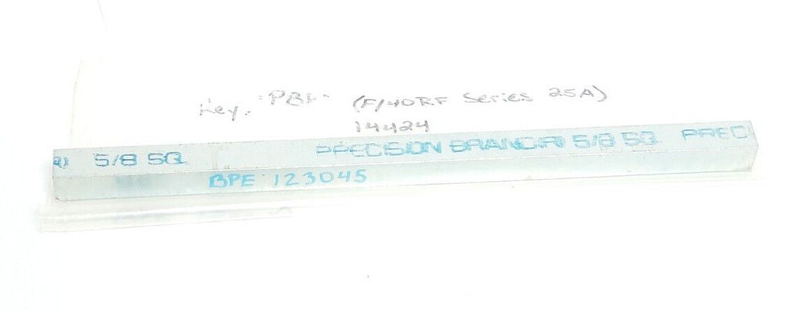NEW PRECISION BRAND 5/8 SQ KEY, 5/8" X 12"