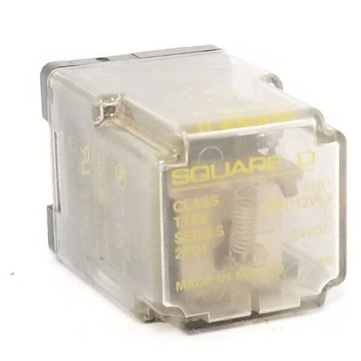 SQUARE D 8501-KPD12V53 RELAY SER. D 2PDT 24VDC 8501KPD12V53