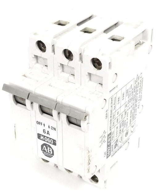 ALLEN BRADLEY 1492-CB3-H-060 CIRCUIT BREAKER 6AMP, 3POLE, SER. B