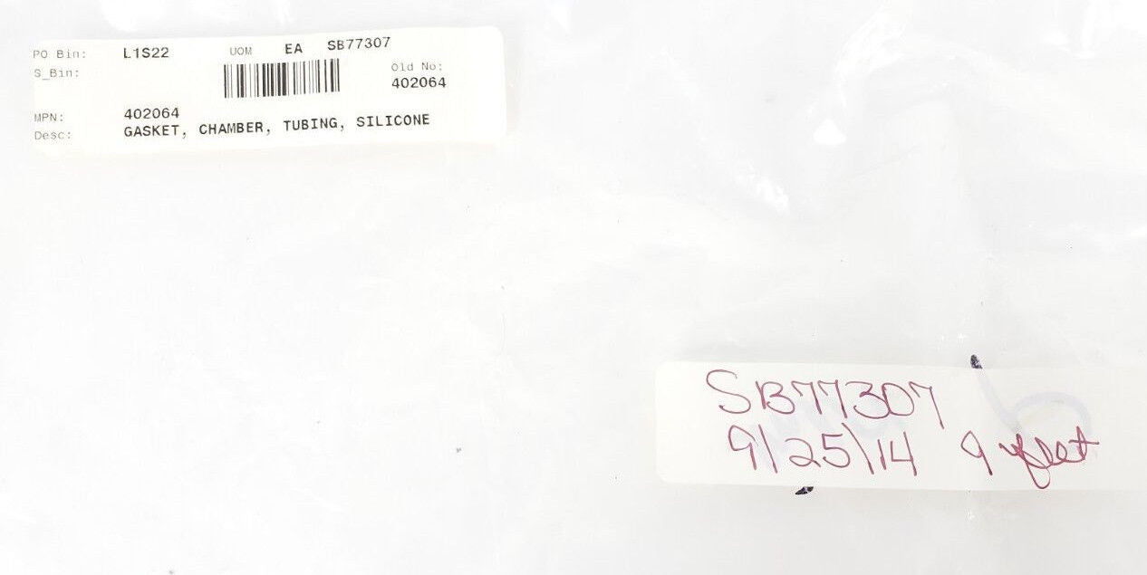 GENERIC SB77307 402064 SILICONE CHAMBER GASKET / TUBING, 9 FEET