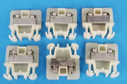 LOT OF 6 ALLEN BRADLEY 1492-CA1 TERMINAL BLOCKS SER. C, 1492CA1
