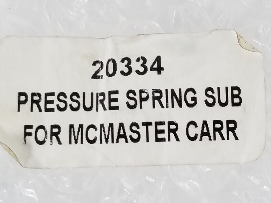 NEW CASH ACME 20334 PRESSURE SPRING SET 01747 10-50, 01748 30-90, 02235 100-180