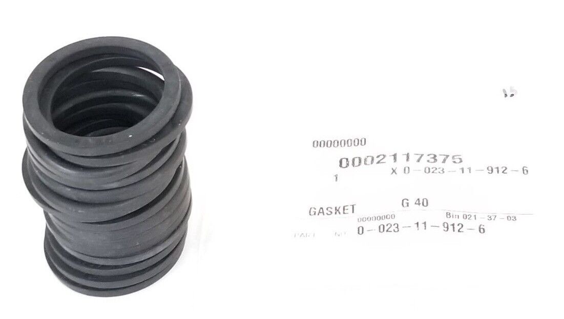 LOT OF 15 NEW KRONES 0-023-11-912-6 G40 GASKETS DN 40/5, DN40, 0023119126