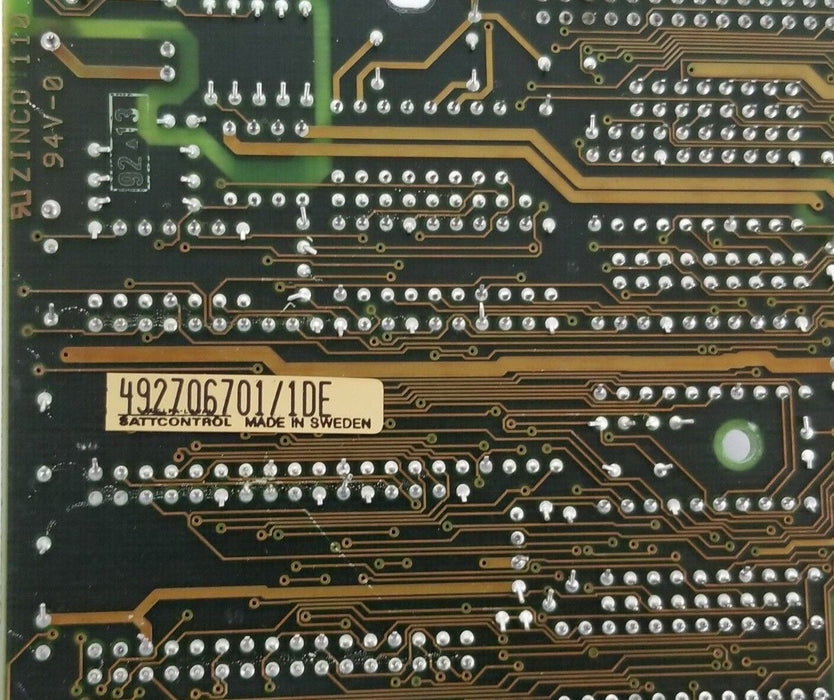 ABB / SATTCONTROL 4921623-01 L51/1 CONTROL BOARD 492706701/1DE