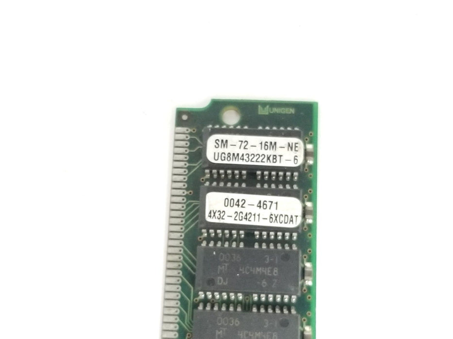 ADVANTECH SM-72-16M-NE MEMORY BOARD 16MB 72PIN SM7216MNE